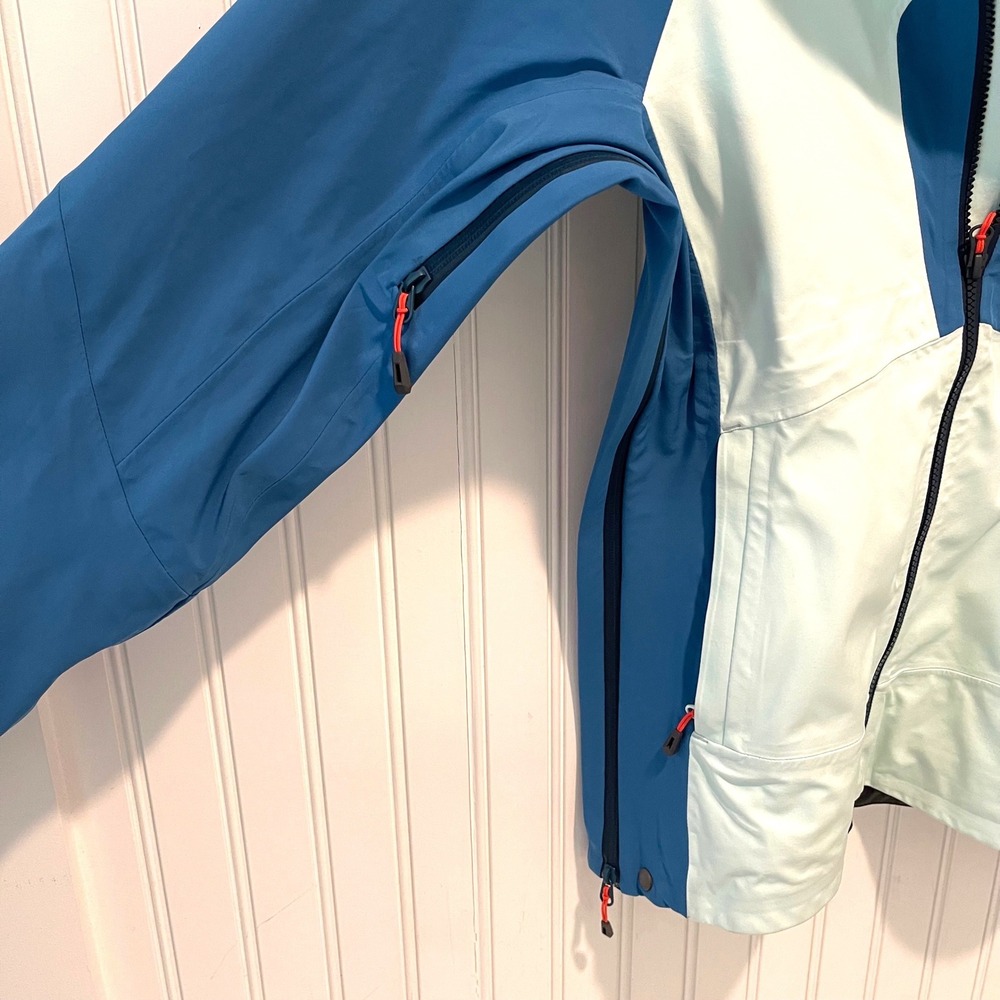 Outdoor Research Skyward II AscentShell Jacket Womens Small Blue Hooded Gorpcore - Picture 6 of 12